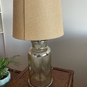 Burlap Lamp- Like New